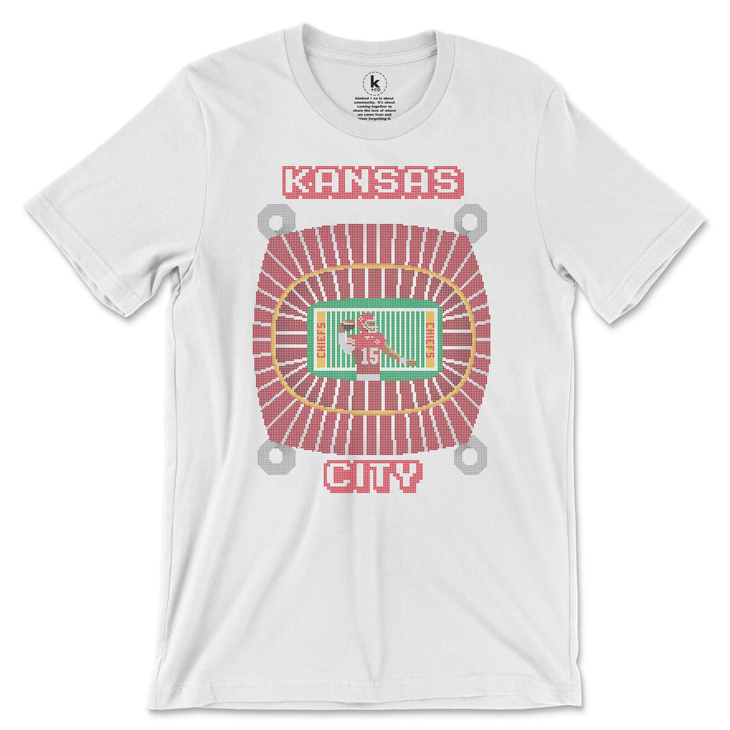 Kc Chiefs Retro Graphic Red Yellow Black T-shirt