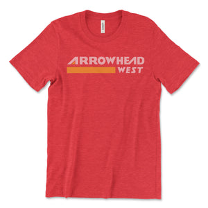 Arrowhead West Red T-Shirt Arrowhead West S Heather Red 