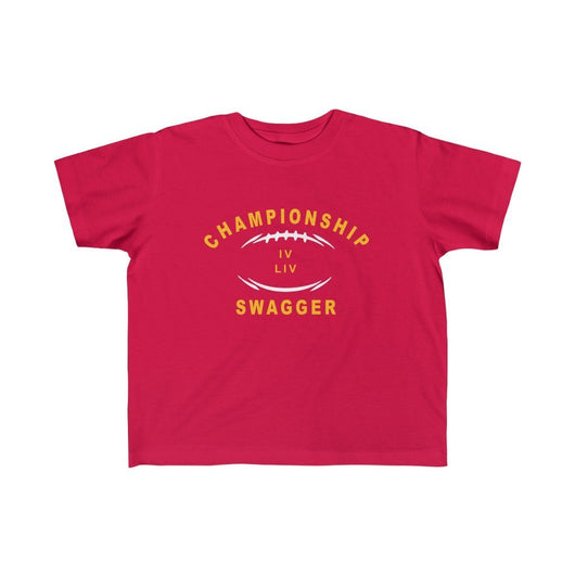 Championship Swagger Kids Kids clothes Printify Red 4T 