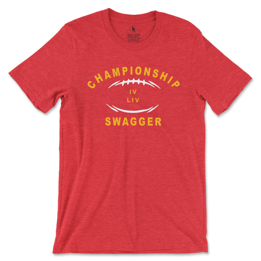 Championship Swagger T-Shirt Printify Heather Red L 