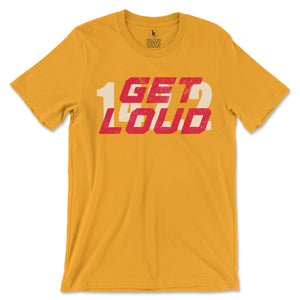 Get Loud T-Shirt Printify Gold L 