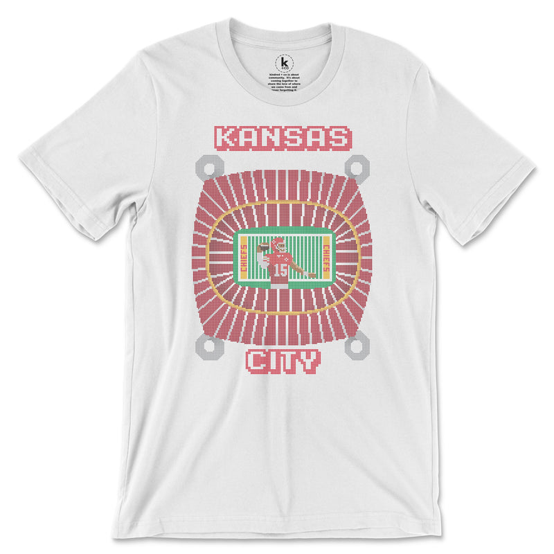 Kc Chiefs Retro Graphic Red Yellow Black T-shirt