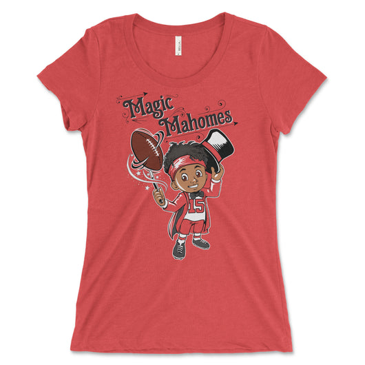 Magic Mahomes Women's T-Shirt Arrowhead West S Heather Red 