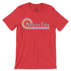 Retro Kansas City T-Shirt Printify Heather Red L 