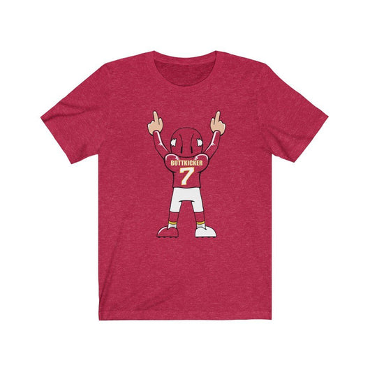 The Buttkicker T-Shirt Printify Heather Red L 