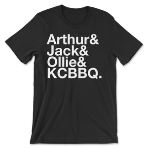 The Three Kings of KCBBQ. T-Shirt Printify Black L 